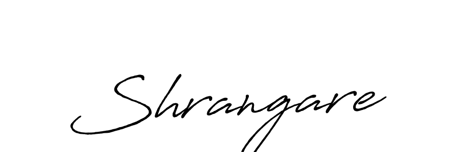 How to make Shrangare signature? Antro_Vectra_Bolder is a professional autograph style. Create handwritten signature for Shrangare name. Shrangare signature style 7 images and pictures png