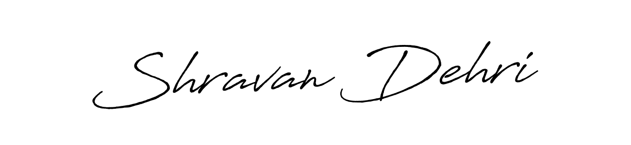 Shravan Dehri stylish signature style. Best Handwritten Sign (Antro_Vectra_Bolder) for my name. Handwritten Signature Collection Ideas for my name Shravan Dehri. Shravan Dehri signature style 7 images and pictures png