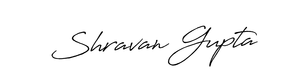 Design your own signature with our free online signature maker. With this signature software, you can create a handwritten (Antro_Vectra_Bolder) signature for name Shravan Gupta. Shravan Gupta signature style 7 images and pictures png