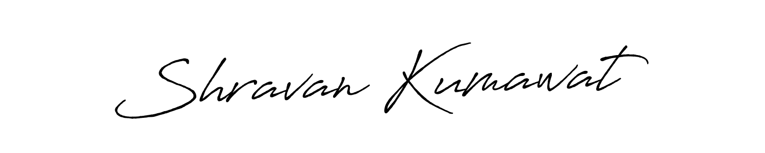 Use a signature maker to create a handwritten signature online. With this signature software, you can design (Antro_Vectra_Bolder) your own signature for name Shravan Kumawat. Shravan Kumawat signature style 7 images and pictures png