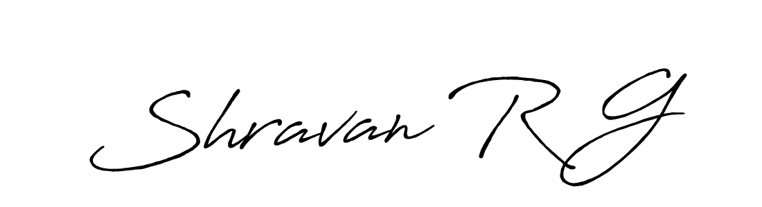 See photos of Shravan R G official signature by Spectra . Check more albums & portfolios. Read reviews & check more about Antro_Vectra_Bolder font. Shravan R G signature style 7 images and pictures png