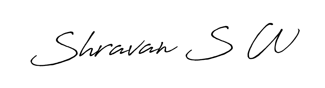 Once you've used our free online signature maker to create your best signature Antro_Vectra_Bolder style, it's time to enjoy all of the benefits that Shravan S W name signing documents. Shravan S W signature style 7 images and pictures png