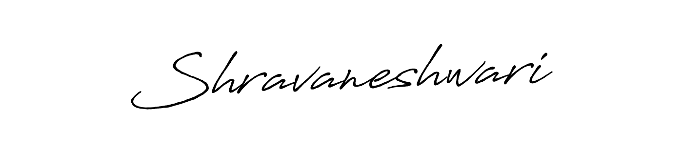 Make a beautiful signature design for name Shravaneshwari. With this signature (Antro_Vectra_Bolder) style, you can create a handwritten signature for free. Shravaneshwari signature style 7 images and pictures png