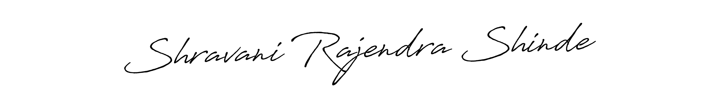 Make a beautiful signature design for name Shravani Rajendra Shinde. With this signature (Antro_Vectra_Bolder) style, you can create a handwritten signature for free. Shravani Rajendra Shinde signature style 7 images and pictures png