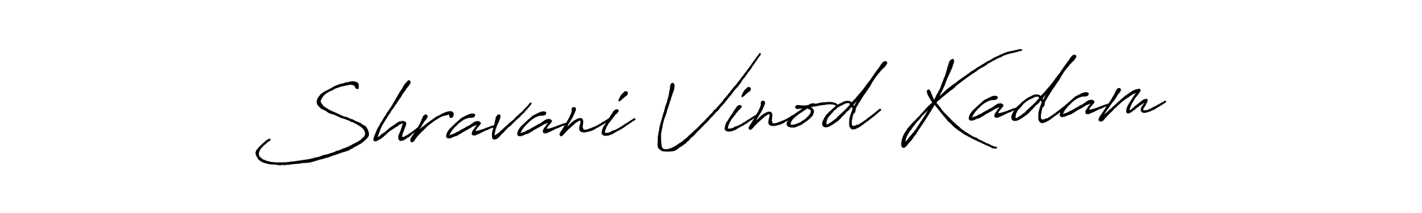 Design your own signature with our free online signature maker. With this signature software, you can create a handwritten (Antro_Vectra_Bolder) signature for name Shravani Vinod Kadam. Shravani Vinod Kadam signature style 7 images and pictures png