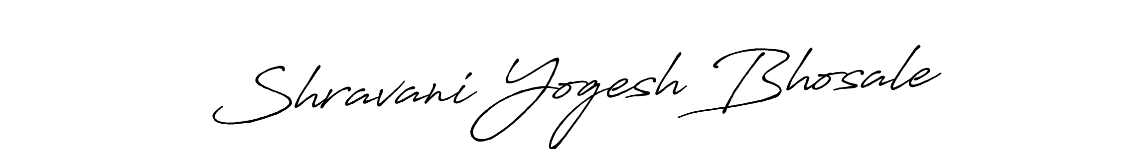 Antro_Vectra_Bolder is a professional signature style that is perfect for those who want to add a touch of class to their signature. It is also a great choice for those who want to make their signature more unique. Get Shravani Yogesh Bhosale name to fancy signature for free. Shravani Yogesh Bhosale signature style 7 images and pictures png