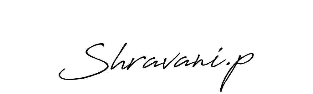 Use a signature maker to create a handwritten signature online. With this signature software, you can design (Antro_Vectra_Bolder) your own signature for name Shravani.p. Shravani.p signature style 7 images and pictures png