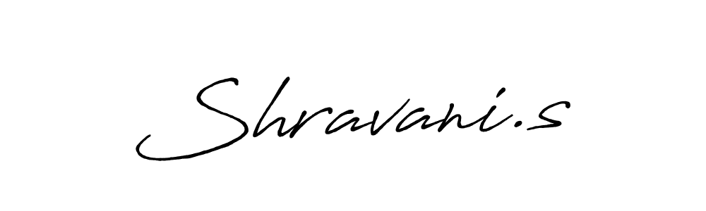 Design your own signature with our free online signature maker. With this signature software, you can create a handwritten (Antro_Vectra_Bolder) signature for name Shravani.s. Shravani.s signature style 7 images and pictures png