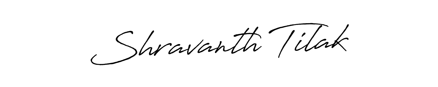 Once you've used our free online signature maker to create your best signature Antro_Vectra_Bolder style, it's time to enjoy all of the benefits that Shravanth Tilak name signing documents. Shravanth Tilak signature style 7 images and pictures png