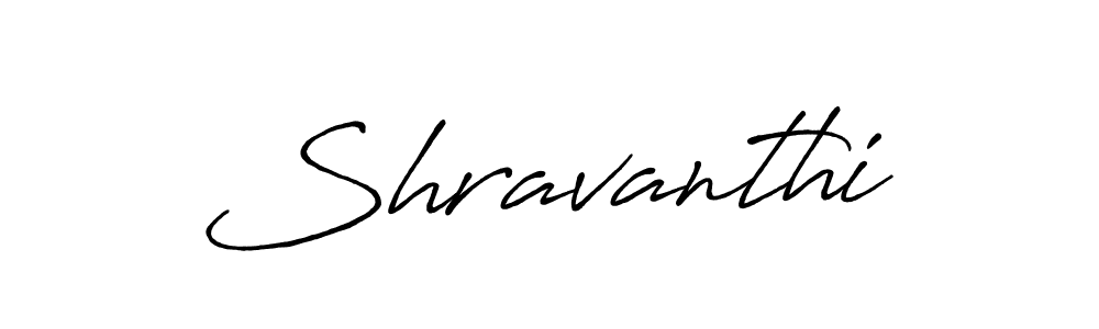 How to make Shravanthi signature? Antro_Vectra_Bolder is a professional autograph style. Create handwritten signature for Shravanthi name. Shravanthi signature style 7 images and pictures png