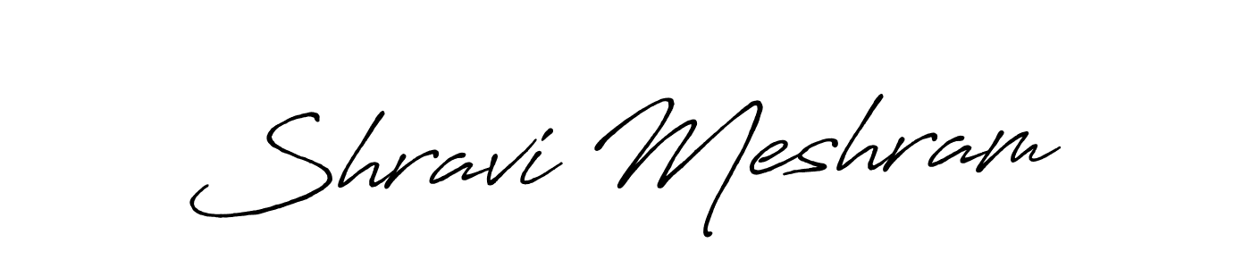 It looks lik you need a new signature style for name Shravi Meshram. Design unique handwritten (Antro_Vectra_Bolder) signature with our free signature maker in just a few clicks. Shravi Meshram signature style 7 images and pictures png