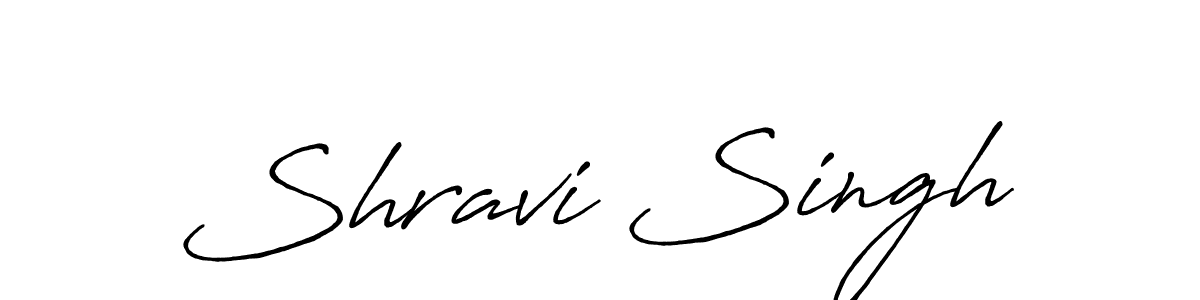 How to make Shravi Singh signature? Antro_Vectra_Bolder is a professional autograph style. Create handwritten signature for Shravi Singh name. Shravi Singh signature style 7 images and pictures png