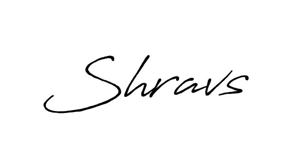 Create a beautiful signature design for name Shravs. With this signature (Antro_Vectra_Bolder) fonts, you can make a handwritten signature for free. Shravs signature style 7 images and pictures png