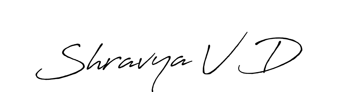 Make a beautiful signature design for name Shravya V D. Use this online signature maker to create a handwritten signature for free. Shravya V D signature style 7 images and pictures png