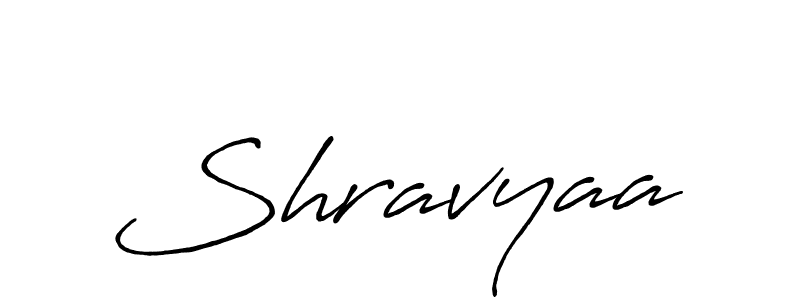 How to make Shravyaa signature? Antro_Vectra_Bolder is a professional autograph style. Create handwritten signature for Shravyaa name. Shravyaa signature style 7 images and pictures png