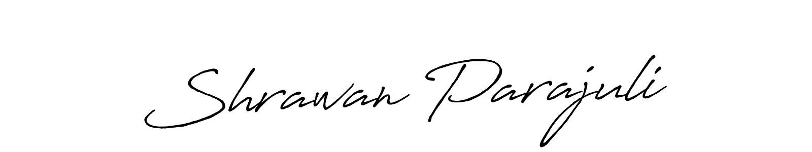 Also we have Shrawan Parajuli name is the best signature style. Create professional handwritten signature collection using Antro_Vectra_Bolder autograph style. Shrawan Parajuli signature style 7 images and pictures png