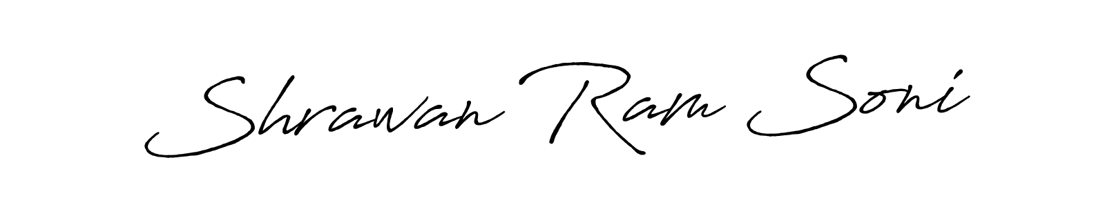Design your own signature with our free online signature maker. With this signature software, you can create a handwritten (Antro_Vectra_Bolder) signature for name Shrawan Ram Soni. Shrawan Ram Soni signature style 7 images and pictures png