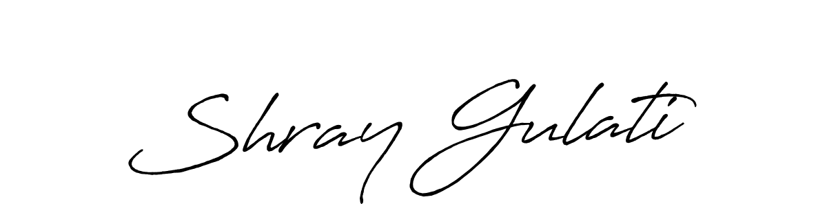 Antro_Vectra_Bolder is a professional signature style that is perfect for those who want to add a touch of class to their signature. It is also a great choice for those who want to make their signature more unique. Get Shray Gulati name to fancy signature for free. Shray Gulati signature style 7 images and pictures png