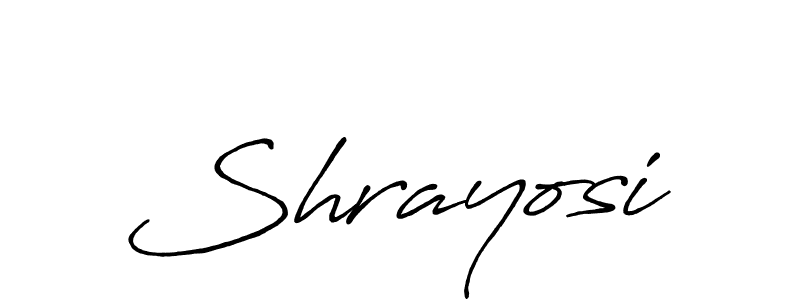 Make a beautiful signature design for name Shrayosi. Use this online signature maker to create a handwritten signature for free. Shrayosi signature style 7 images and pictures png