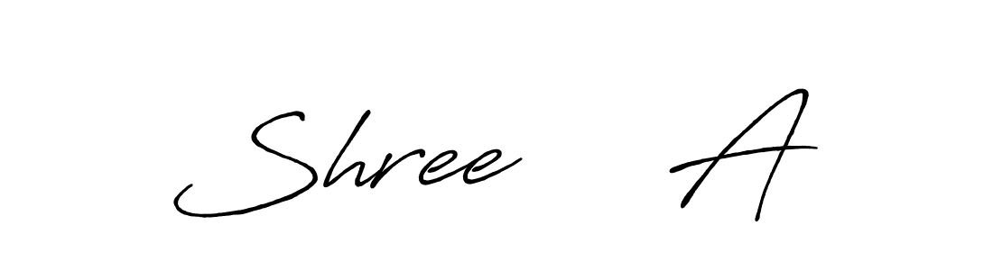 Create a beautiful signature design for name Shree     A. With this signature (Antro_Vectra_Bolder) fonts, you can make a handwritten signature for free. Shree     A signature style 7 images and pictures png