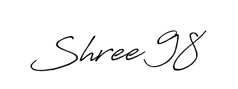 It looks lik you need a new signature style for name Shree 98. Design unique handwritten (Antro_Vectra_Bolder) signature with our free signature maker in just a few clicks. Shree 98 signature style 7 images and pictures png