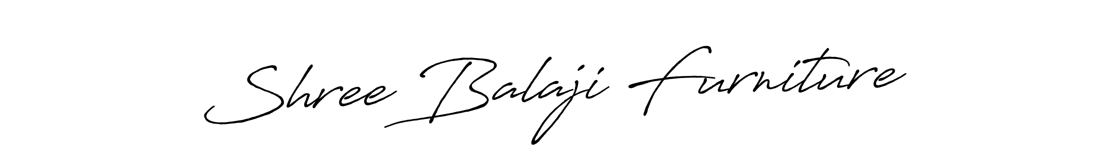 How to make Shree Balaji Furniture signature? Antro_Vectra_Bolder is a professional autograph style. Create handwritten signature for Shree Balaji Furniture name. Shree Balaji Furniture signature style 7 images and pictures png