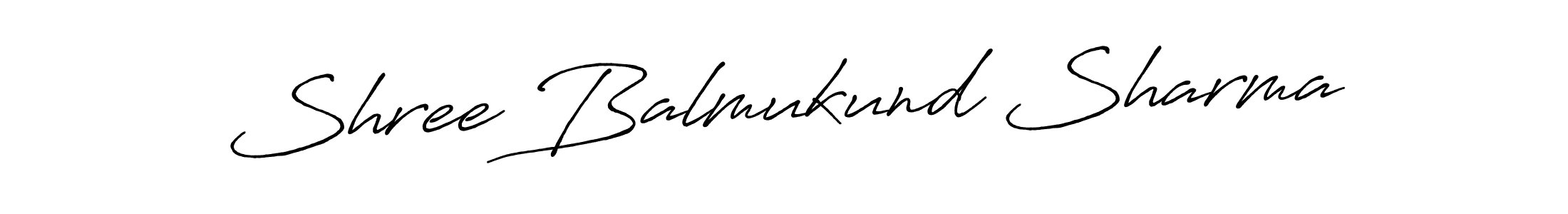 It looks lik you need a new signature style for name Shree Balmukund Sharma. Design unique handwritten (Antro_Vectra_Bolder) signature with our free signature maker in just a few clicks. Shree Balmukund Sharma signature style 7 images and pictures png