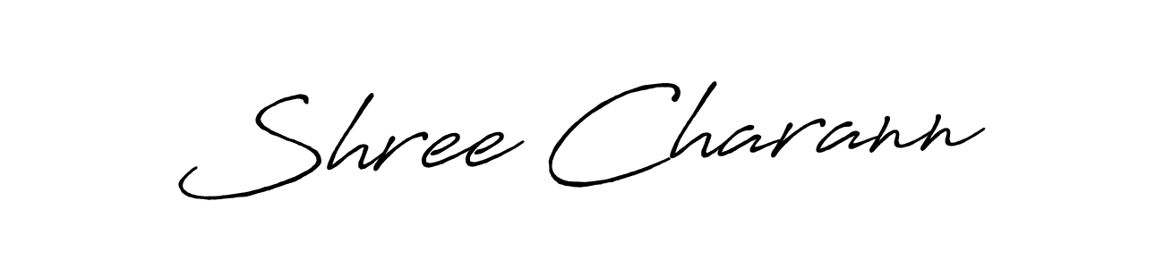 How to make Shree Charann signature? Antro_Vectra_Bolder is a professional autograph style. Create handwritten signature for Shree Charann name. Shree Charann signature style 7 images and pictures png