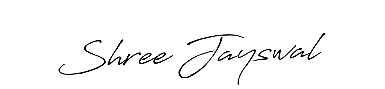 It looks lik you need a new signature style for name Shree Jayswal. Design unique handwritten (Antro_Vectra_Bolder) signature with our free signature maker in just a few clicks. Shree Jayswal signature style 7 images and pictures png