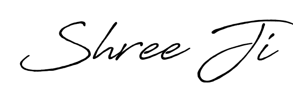 Designed for modern professionals: Shree Ji name signature crafted with Antro_Vectra_Bolder script. Ready for digital PDF workflows. Shree Ji signature style 7 images and pictures png