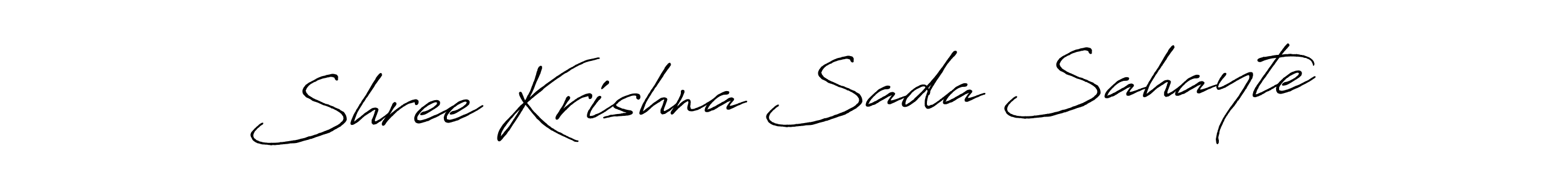 Similarly Antro_Vectra_Bolder is the best handwritten signature design. Signature creator online .You can use it as an online autograph creator for name Shree Krishna Sada Sahayte. Shree Krishna Sada Sahayte signature style 7 images and pictures png