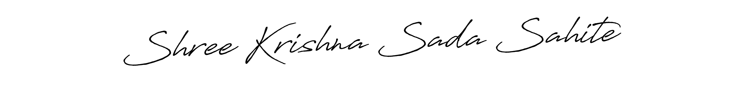 The best way (Antro_Vectra_Bolder) to make a short signature is to pick only two or three words in your name. The name Shree Krishna Sada Sahite include a total of six letters. For converting this name. Shree Krishna Sada Sahite signature style 7 images and pictures png