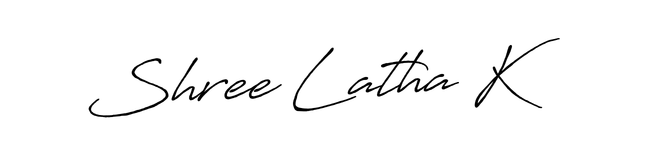 This is the best signature style for the Shree Latha K name. Also you like these signature font (Antro_Vectra_Bolder). Mix name signature. Shree Latha K signature style 7 images and pictures png