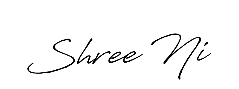 Similarly Antro_Vectra_Bolder is the best handwritten signature design. Signature creator online .You can use it as an online autograph creator for name Shree Ni. Shree Ni signature style 7 images and pictures png
