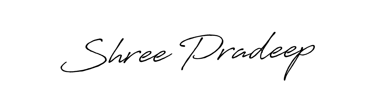 You should practise on your own different ways (Antro_Vectra_Bolder) to write your name (Shree Pradeep) in signature. don't let someone else do it for you. Shree Pradeep signature style 7 images and pictures png