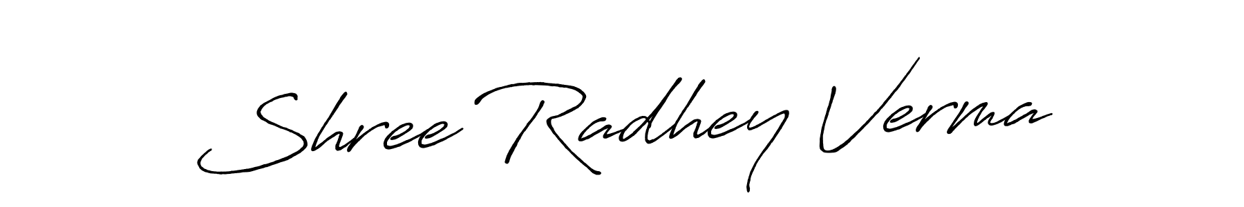 Make a beautiful signature design for name Shree Radhey Verma. Use this online signature maker to create a handwritten signature for free. Shree Radhey Verma signature style 7 images and pictures png