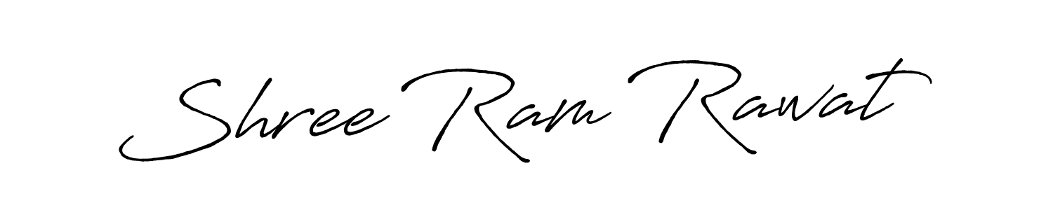 It looks lik you need a new signature style for name Shree Ram Rawat. Design unique handwritten (Antro_Vectra_Bolder) signature with our free signature maker in just a few clicks. Shree Ram Rawat signature style 7 images and pictures png