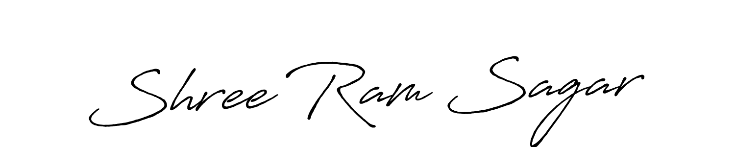Shree Ram Sagar stylish signature style. Best Handwritten Sign (Antro_Vectra_Bolder) for my name. Handwritten Signature Collection Ideas for my name Shree Ram Sagar. Shree Ram Sagar signature style 7 images and pictures png