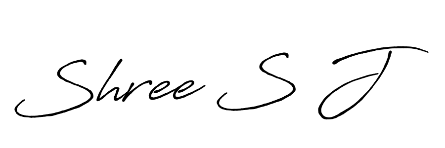 Make a beautiful signature design for name Shree S J. Use this online signature maker to create a handwritten signature for free. Shree S J signature style 7 images and pictures png