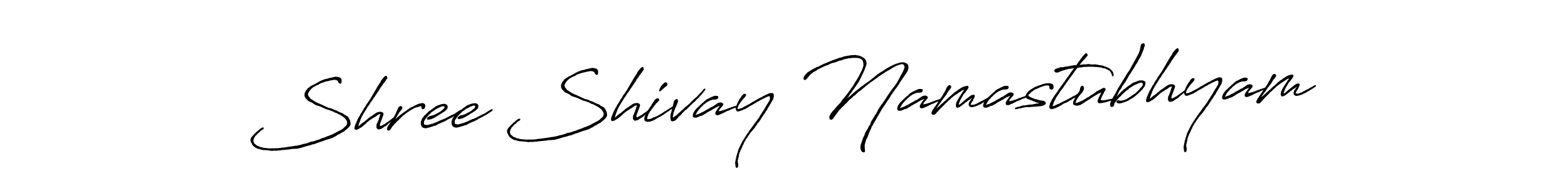 It looks lik you need a new signature style for name Shree Shivay Namastubhyam. Design unique handwritten (Antro_Vectra_Bolder) signature with our free signature maker in just a few clicks. Shree Shivay Namastubhyam signature style 7 images and pictures png