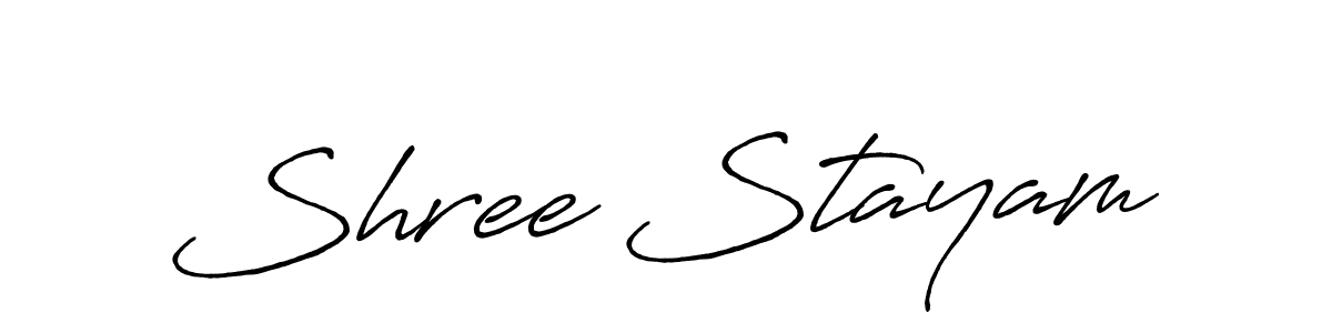 Once you've used our free online signature maker to create your best signature Antro_Vectra_Bolder style, it's time to enjoy all of the benefits that Shree Stayam name signing documents. Shree Stayam signature style 7 images and pictures png