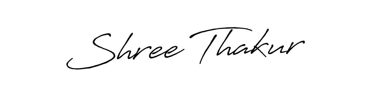 Also You can easily find your signature by using the search form. We will create Shree Thakur name handwritten signature images for you free of cost using Antro_Vectra_Bolder sign style. Shree Thakur signature style 7 images and pictures png