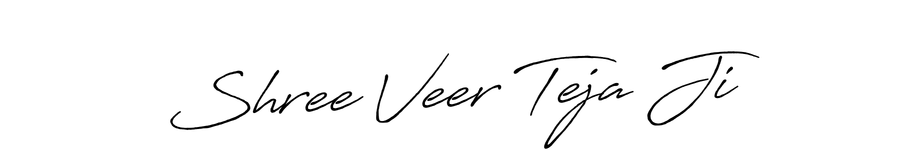 Also we have Shree Veer Teja Ji name is the best signature style. Create professional handwritten signature collection using Antro_Vectra_Bolder autograph style. Shree Veer Teja Ji signature style 7 images and pictures png