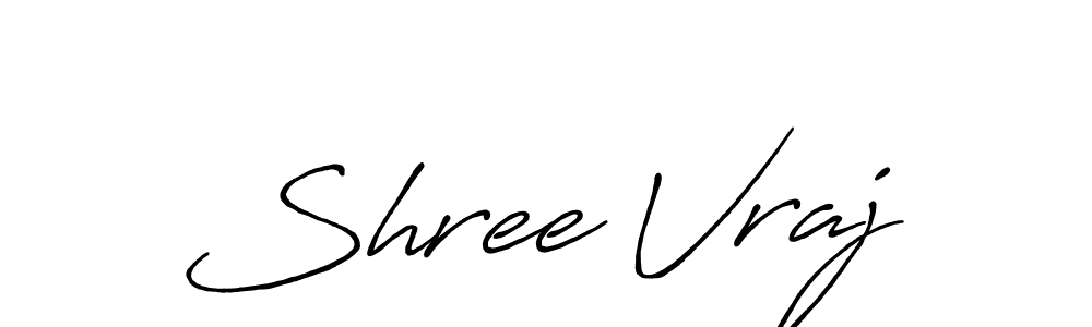 You should practise on your own different ways (Antro_Vectra_Bolder) to write your name (Shree Vraj) in signature. don't let someone else do it for you. Shree Vraj signature style 7 images and pictures png