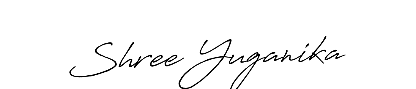 It looks lik you need a new signature style for name Shree Yuganika. Design unique handwritten (Antro_Vectra_Bolder) signature with our free signature maker in just a few clicks. Shree Yuganika signature style 7 images and pictures png