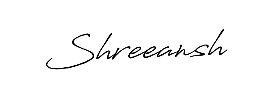 The best way (Antro_Vectra_Bolder) to make a short signature is to pick only two or three words in your name. The name Shreeansh include a total of six letters. For converting this name. Shreeansh signature style 7 images and pictures png