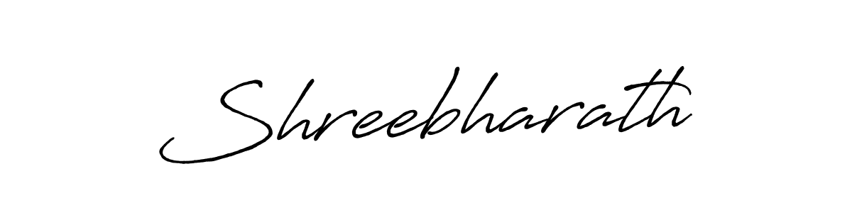 Make a beautiful signature design for name Shreebharath. With this signature (Antro_Vectra_Bolder) style, you can create a handwritten signature for free. Shreebharath signature style 7 images and pictures png