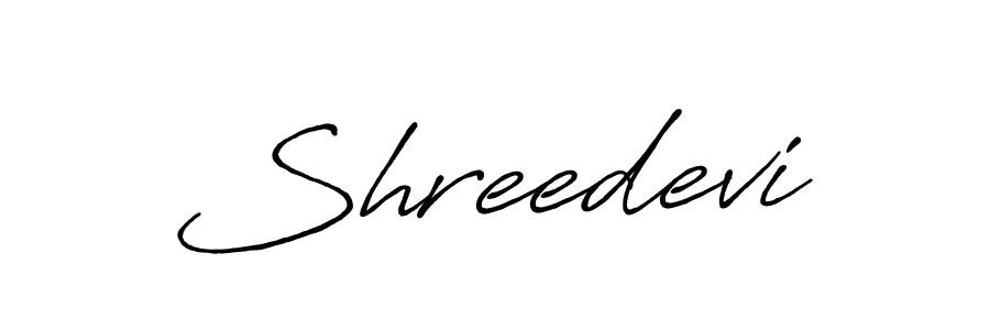 Design your own signature with our free online signature maker. With this signature software, you can create a handwritten (Antro_Vectra_Bolder) signature for name Shreedevi. Shreedevi signature style 7 images and pictures png