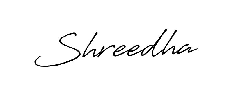 Design your own signature with our free online signature maker. With this signature software, you can create a handwritten (Antro_Vectra_Bolder) signature for name Shreedha. Shreedha signature style 7 images and pictures png