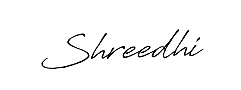How to make Shreedhi signature? Antro_Vectra_Bolder is a professional autograph style. Create handwritten signature for Shreedhi name. Shreedhi signature style 7 images and pictures png